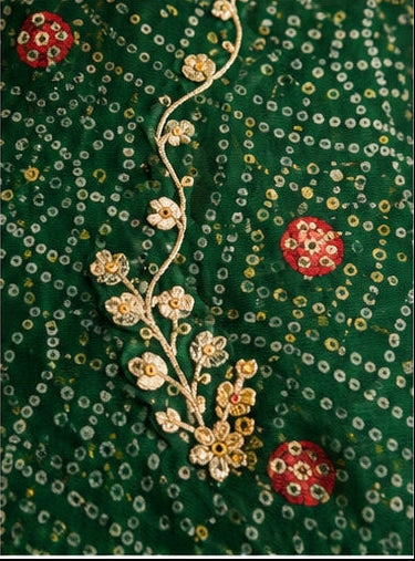Shahi Bandhej Heritage Poshak