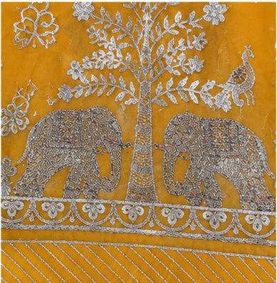Surya Peela Royal Elephant Poshak