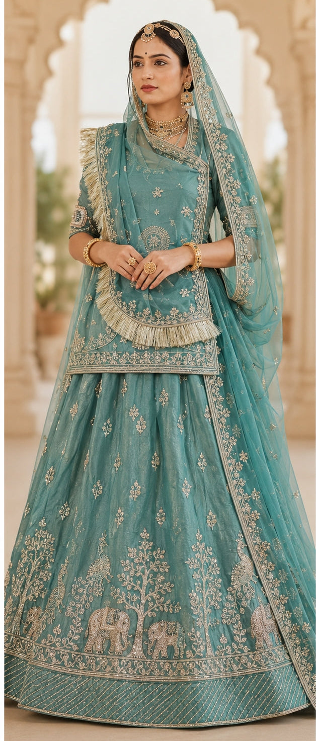 Sea Green Poshak