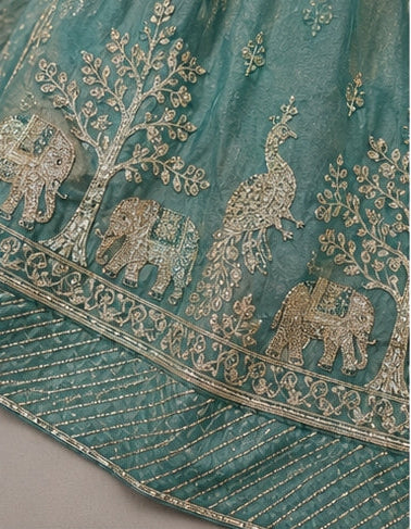 Sea Green Poshak