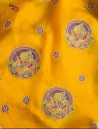 Sunheri Madhubani Heritage Saree